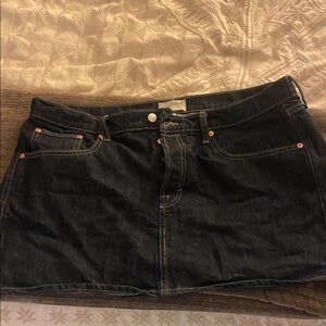 Denim Mini Skirt